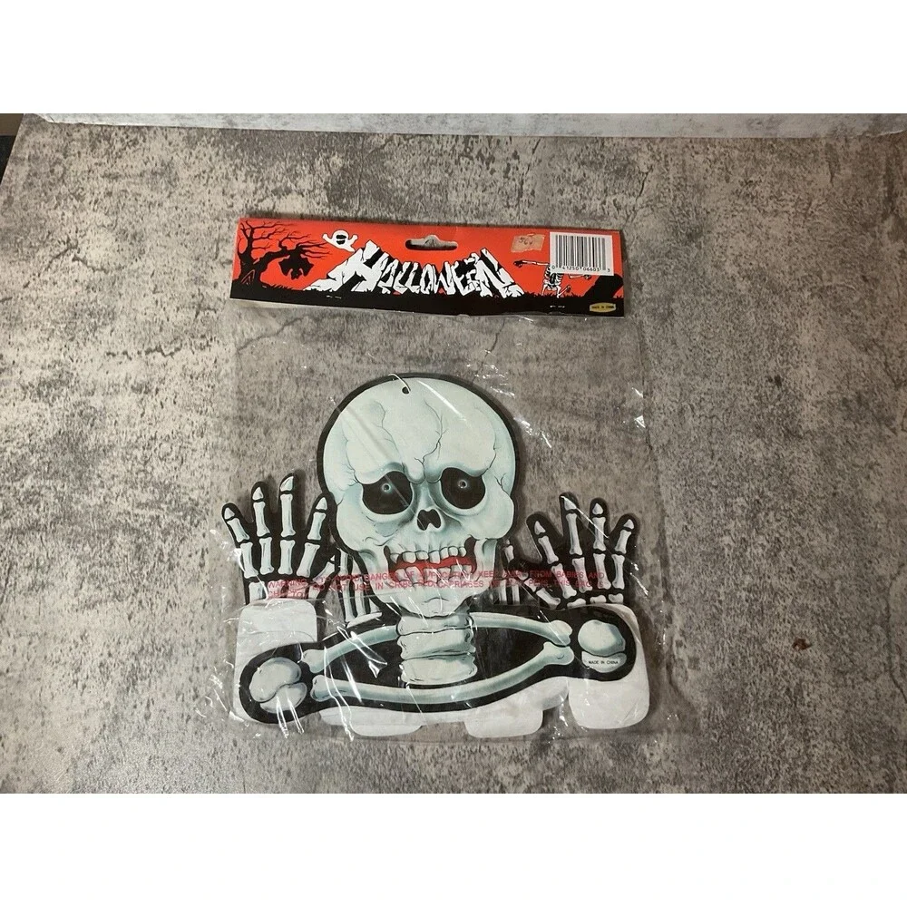 Vintage Amscan Accordion Paper Dancing Skeleton 31
